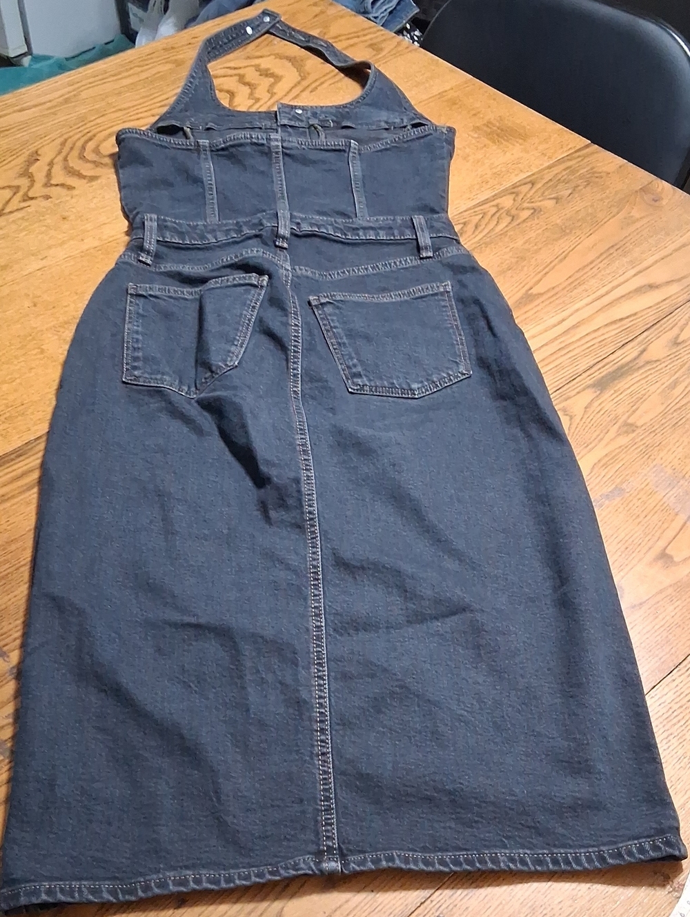 UNIVERSAL THREAD Jeans Dress Womens Denim 4 DARK BLUE Preowned Used - Picture 7 of 8